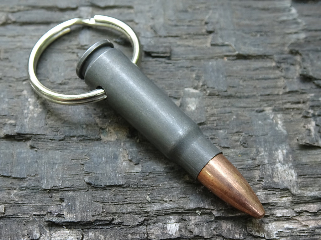 Fallout 7.62x39 AK-47 Bullet steel Keychain set of two (etsy image id: 5063855519)