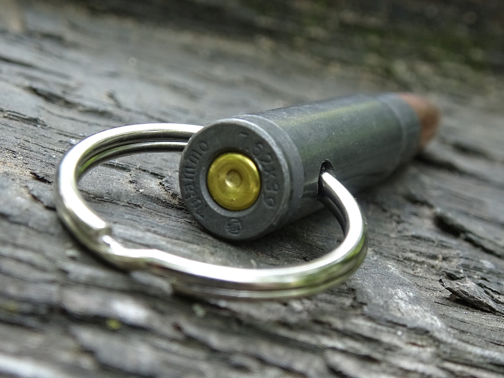 Fallout 7.62x39 AK-47 Bullet steel Keychain set of two (etsy image id: 5063855815)