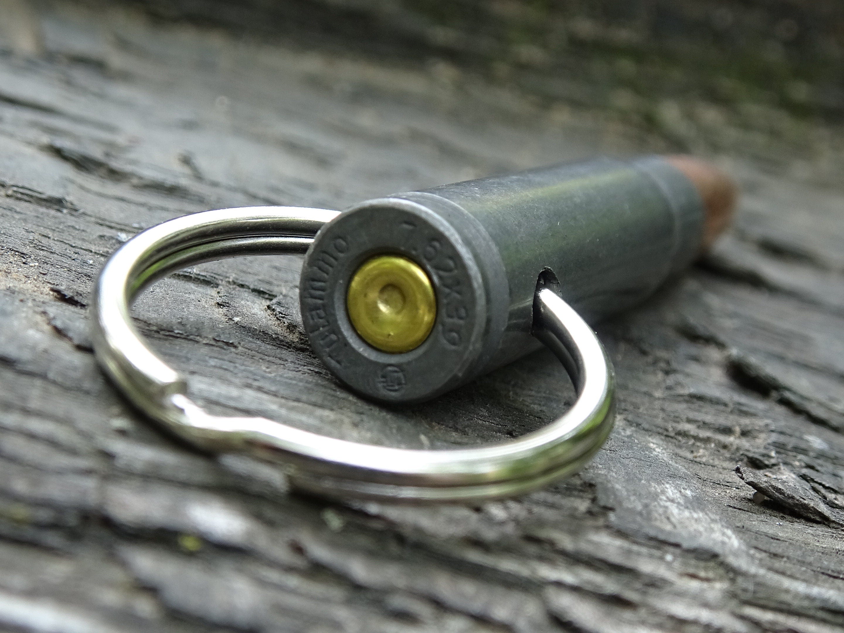 Fallout 7.62x39 AK-47 Bullet steel Keychain set of two (etsy image id: 5063855815)