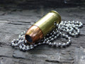 Fallout 45 ACP Bullet Necklace brass 230gn JHP __etsy:5064332123