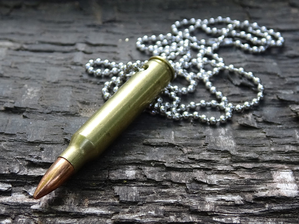 Fallout .223 raider Bullet Necklace brass 55gn FMJ (etsy image id: 5064340849)