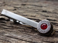 Bullet tie clip .45 gun metal garnet (etsy image id: 5863624101)