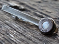 Bullet tie clip .45 gun metal opal (etsy image id: 5863808231)