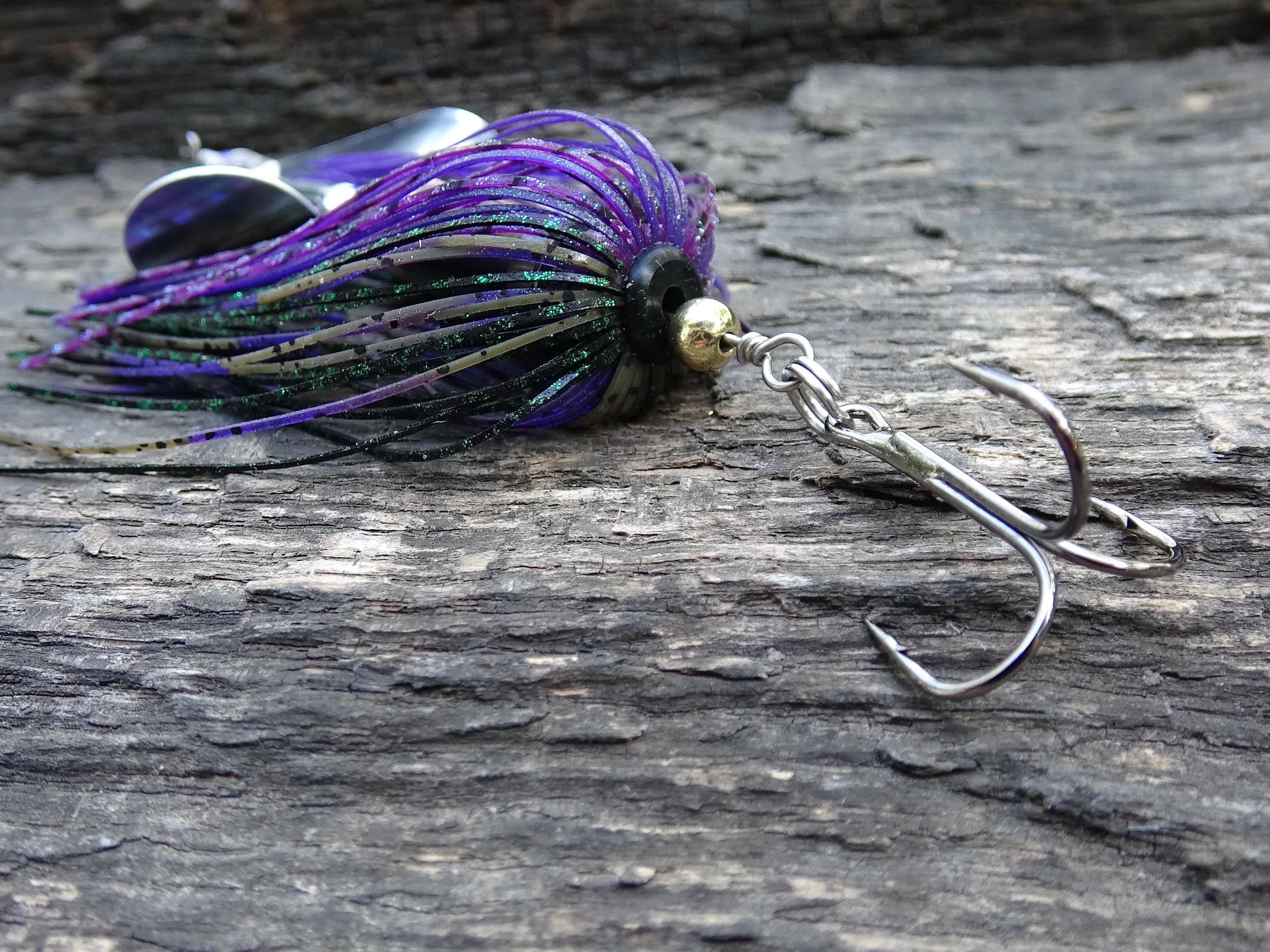 James Henry Bullet Fishing Lure .45 ACP in-line junebug Gun metal (etsy image id: 6862683224)