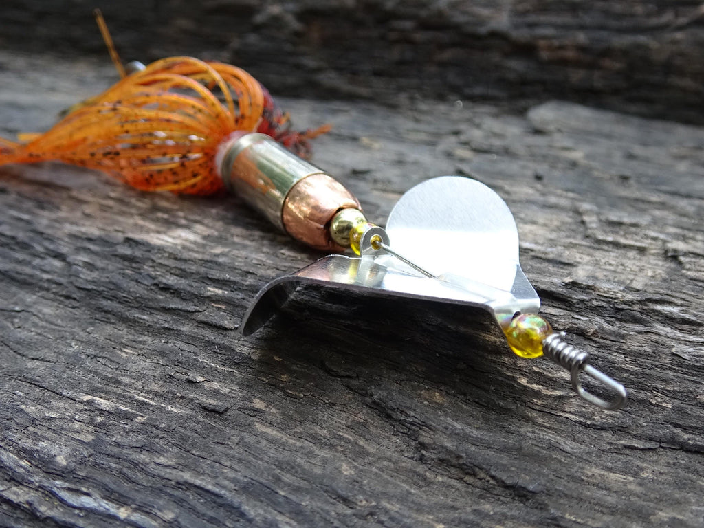 3 pack James Henry Bullet Fishing Lure .45 ACP in-line Silver (etsy image id: 6862775150)