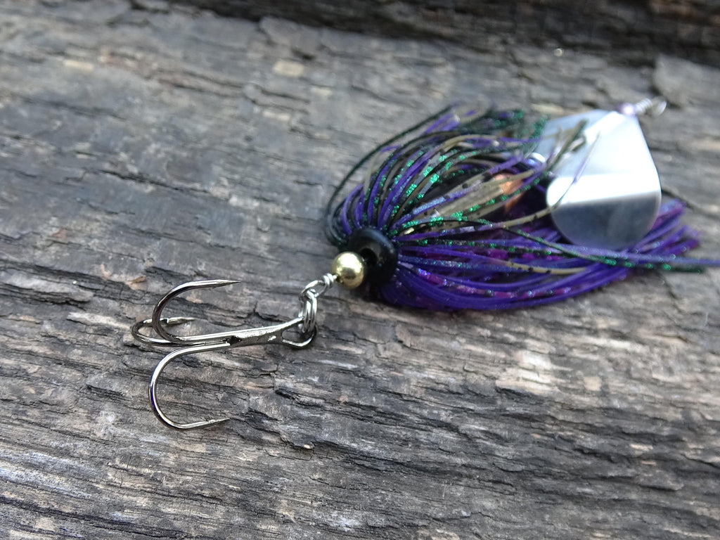 James Henry Bullet Fishing Lure 9mm luger in-line junebug Gun metal (etsy image id: 6862784452)