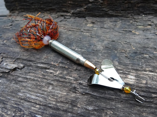 3 pack James Henry Bullet Fishing Lure 5.56/.223 in-line Silver (etsy image id: 6862882802)