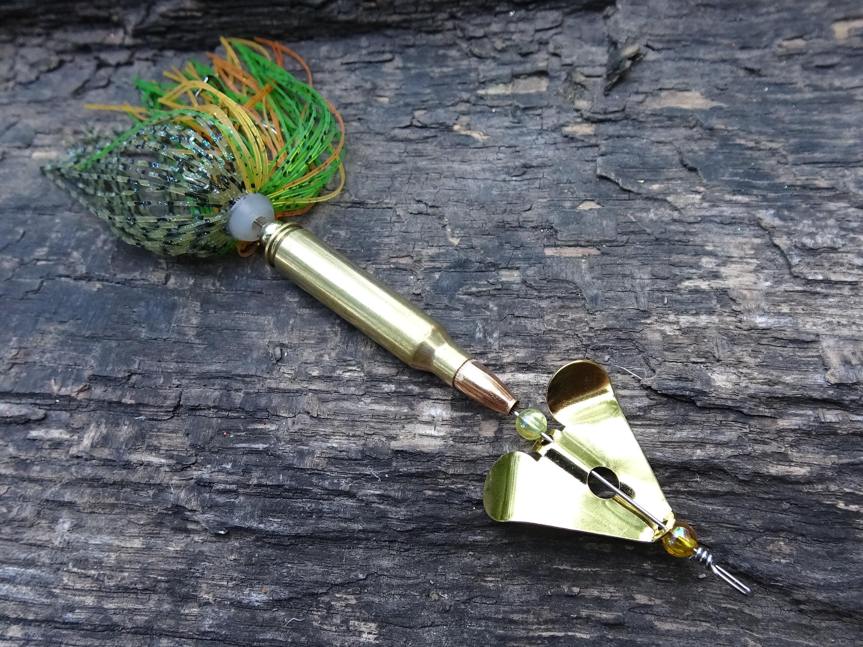 James Henry Bullet Fishing Lure 5.56/.223 perch gold (etsy image id: 6862892520)