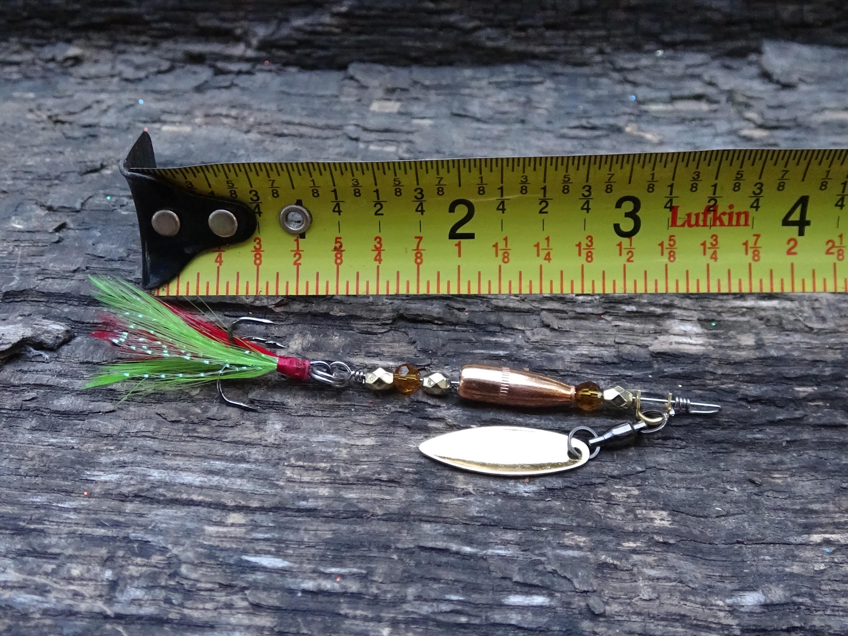 James Henry Bullet Fishing Lure .223 amber bullet (etsy image id: 6862930532)