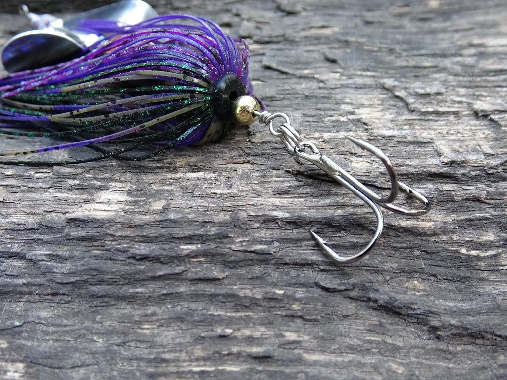 3 pack James Henry Bullet Fishing Lure .45 ACP in-line Gun metal (etsy image id: 6910698387)