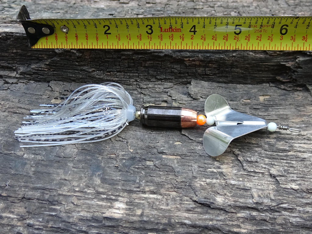 James Henry Bullet Fishing Lure 9mm luger in-line shad Gun metal (etsy image id: 6910775653)