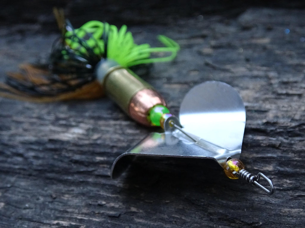 James Henry Bullet Fishing Lure .45 ACP in-line Missouri craw Brass (etsy image id: 6910903087)