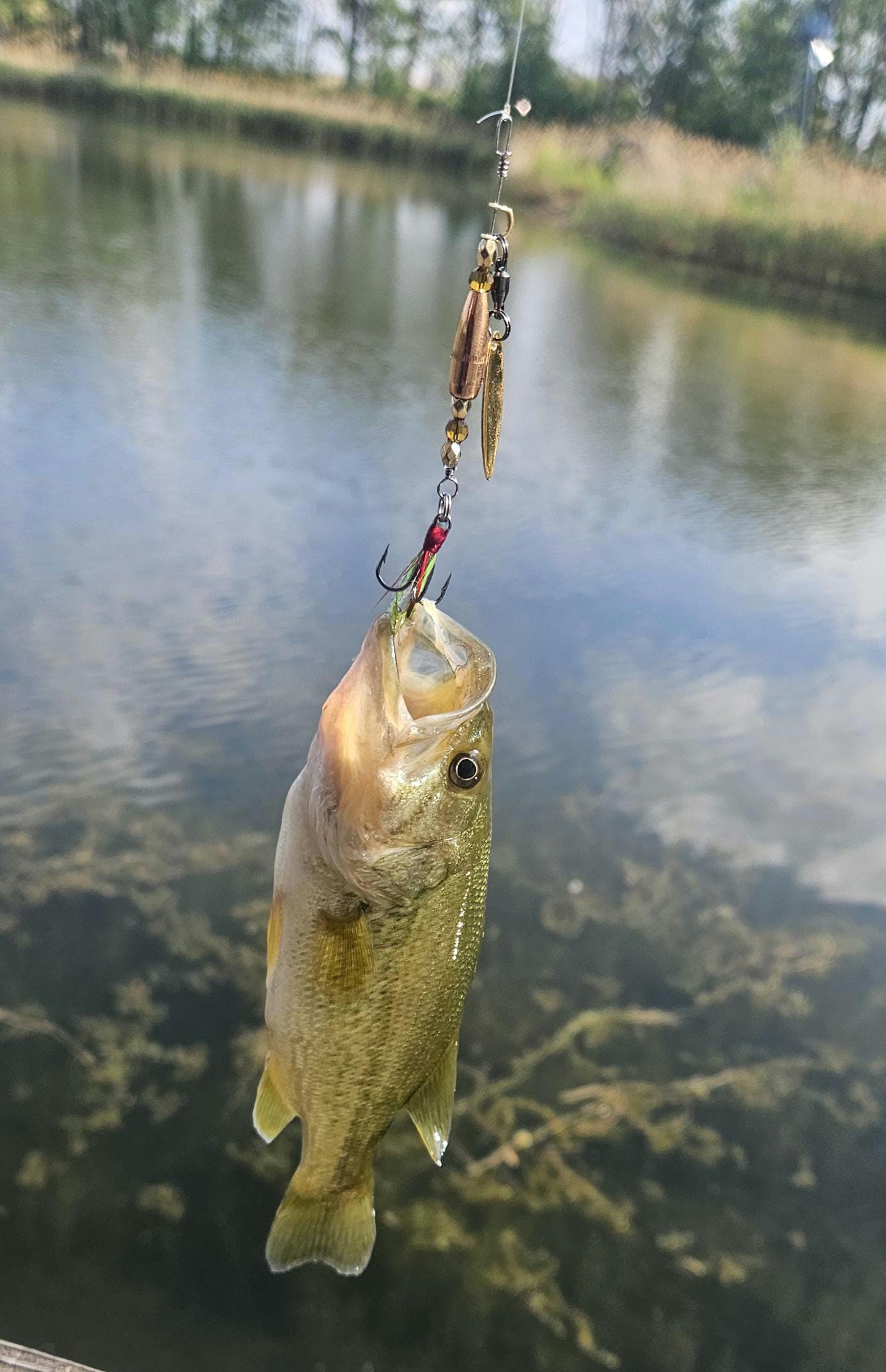 James Henry Bullet Fishing Lure .223 amber bullet (etsy image id: 6911931547)