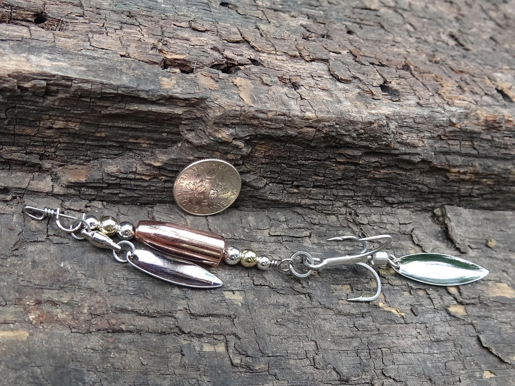 James Henry .30 caliber bullet fishing lure Silver Standard 14k filled bead .925 filled bead (etsy image id: 7019754100)