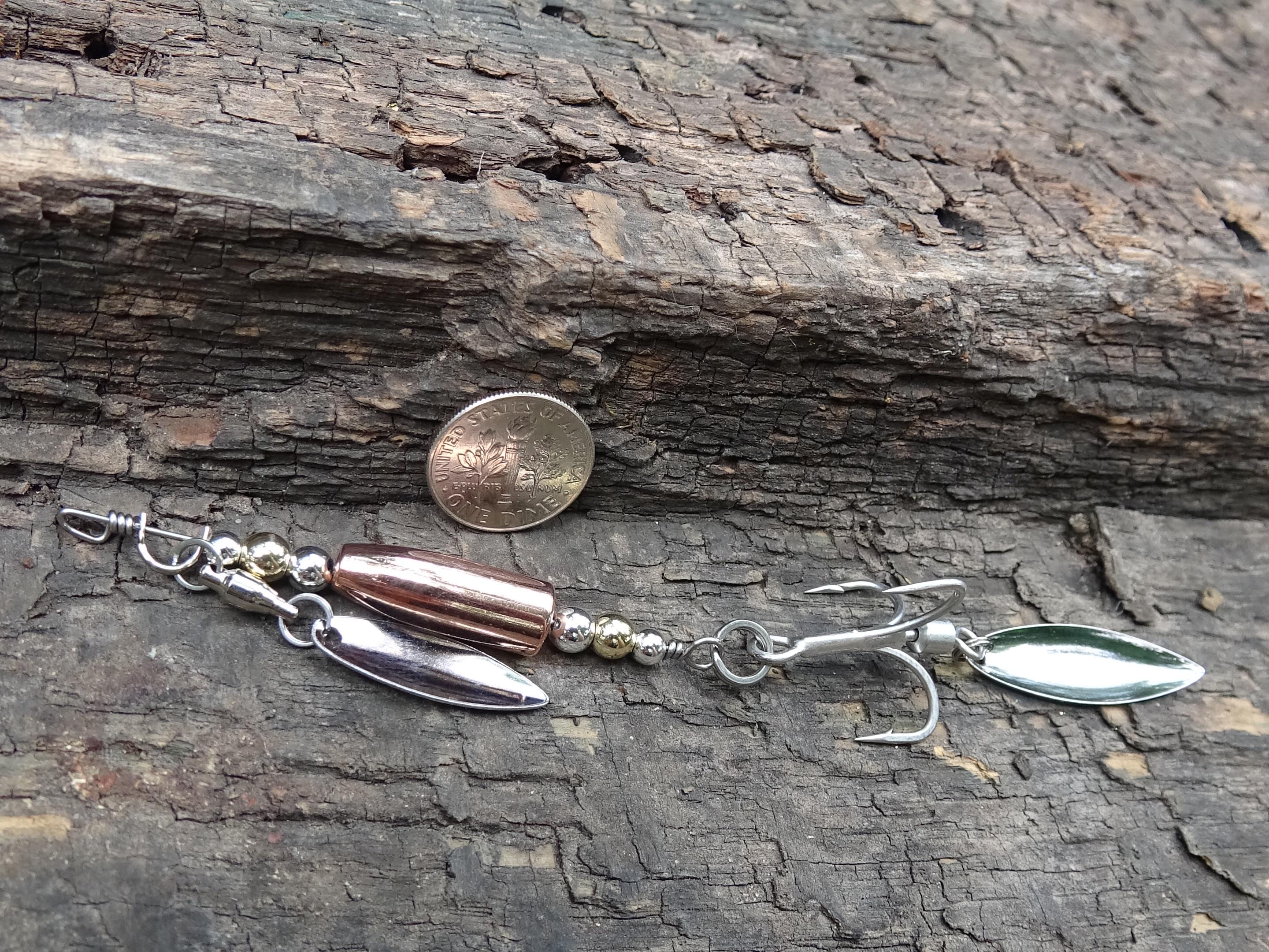 James Henry .30 caliber bullet fishing lure Silver Standard 14k filled bead .925 filled bead (etsy image id: 7019754100)