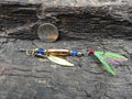 James Henry Bullet Fishing Sapphire Lure .223 bullet 14k gold filled bead (etsy image id: 7019795188)