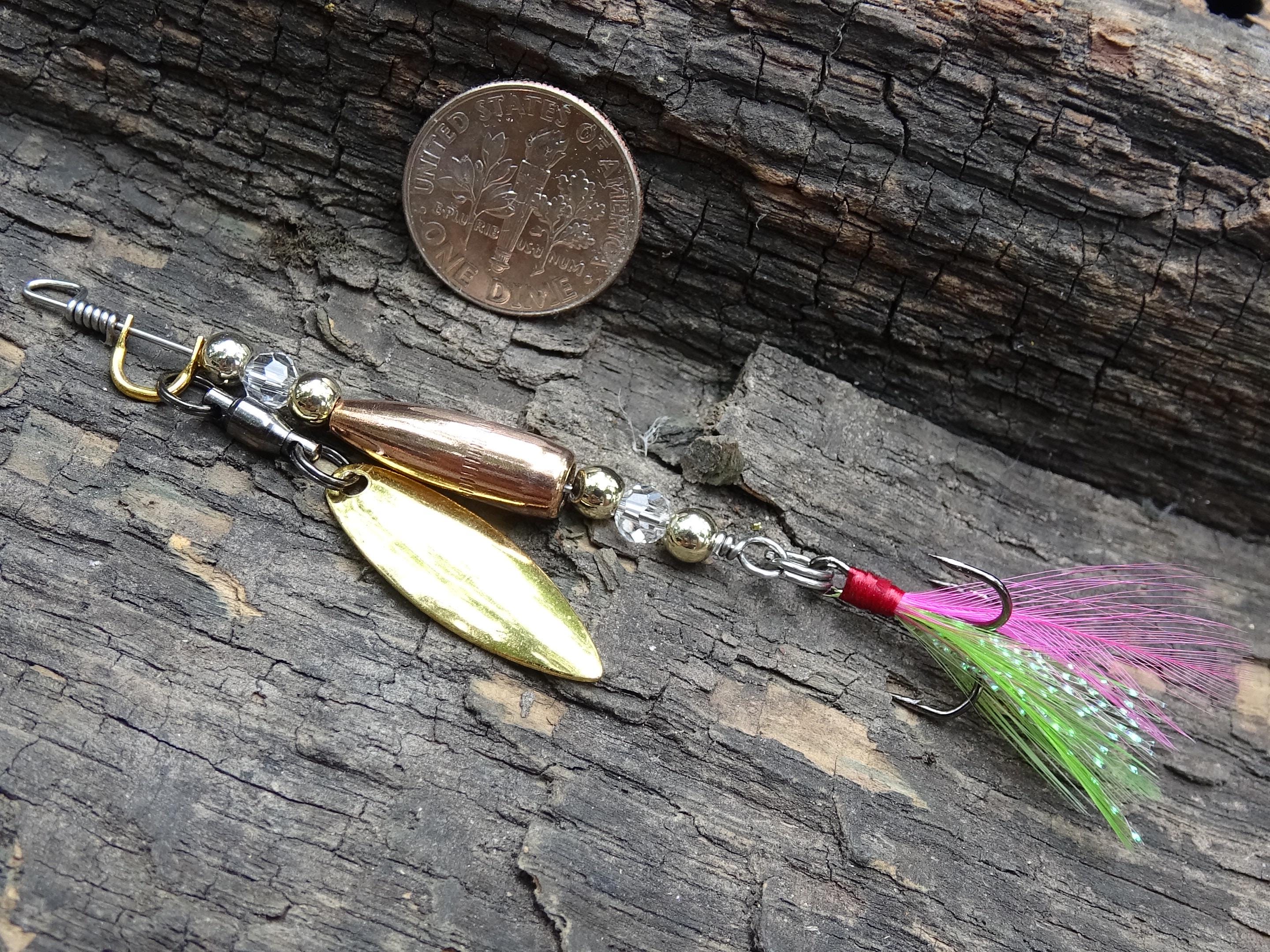 James Henry Bullet Fishing crystal Lure .223 bullet 14k gold filled bead (etsy image id: 7019877848)