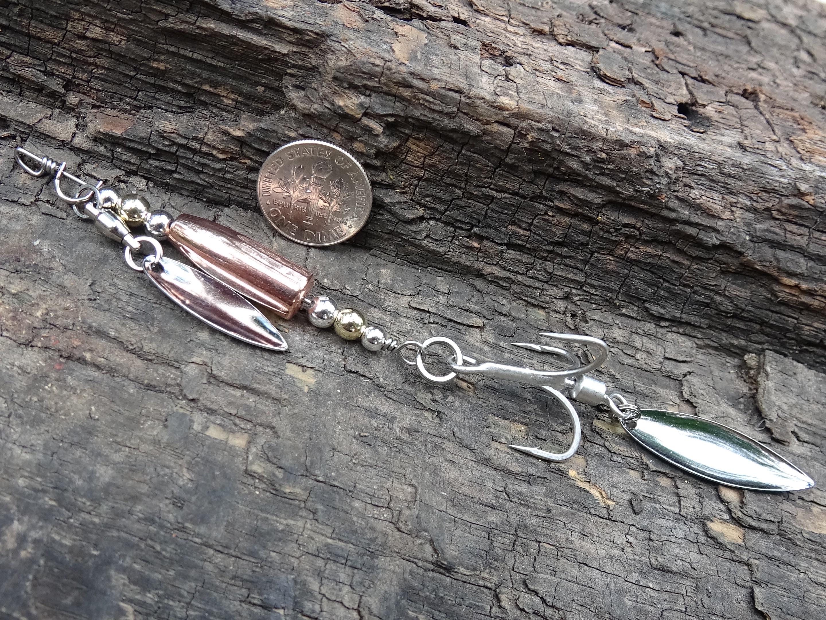 James Henry .30 caliber bullet fishing lure Silver Standard 14k filled bead .925 filled bead (etsy image id: 7067732175)