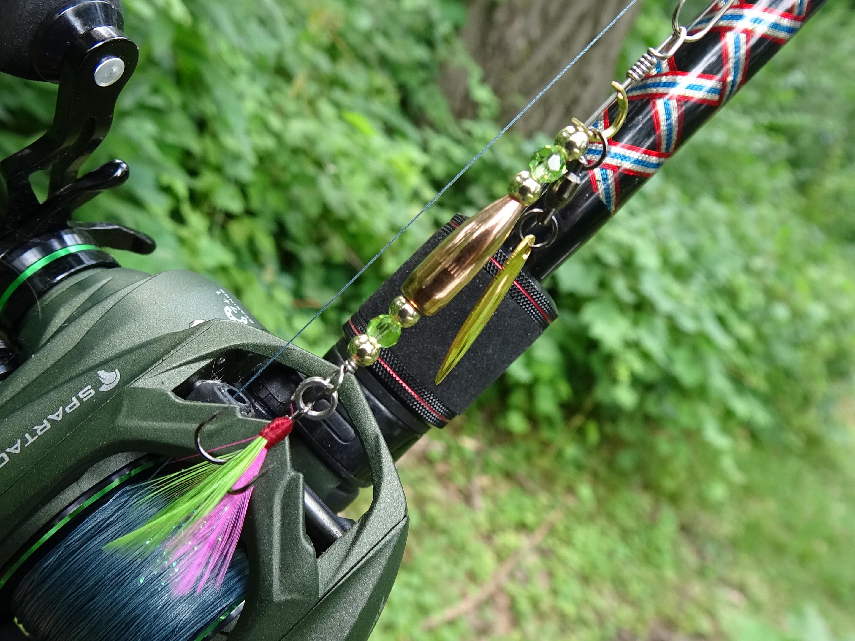 James Henry Bullet Fishing peridot crystal Lure .223 bullet 14k gold filled bead (etsy image id: 7067798117)