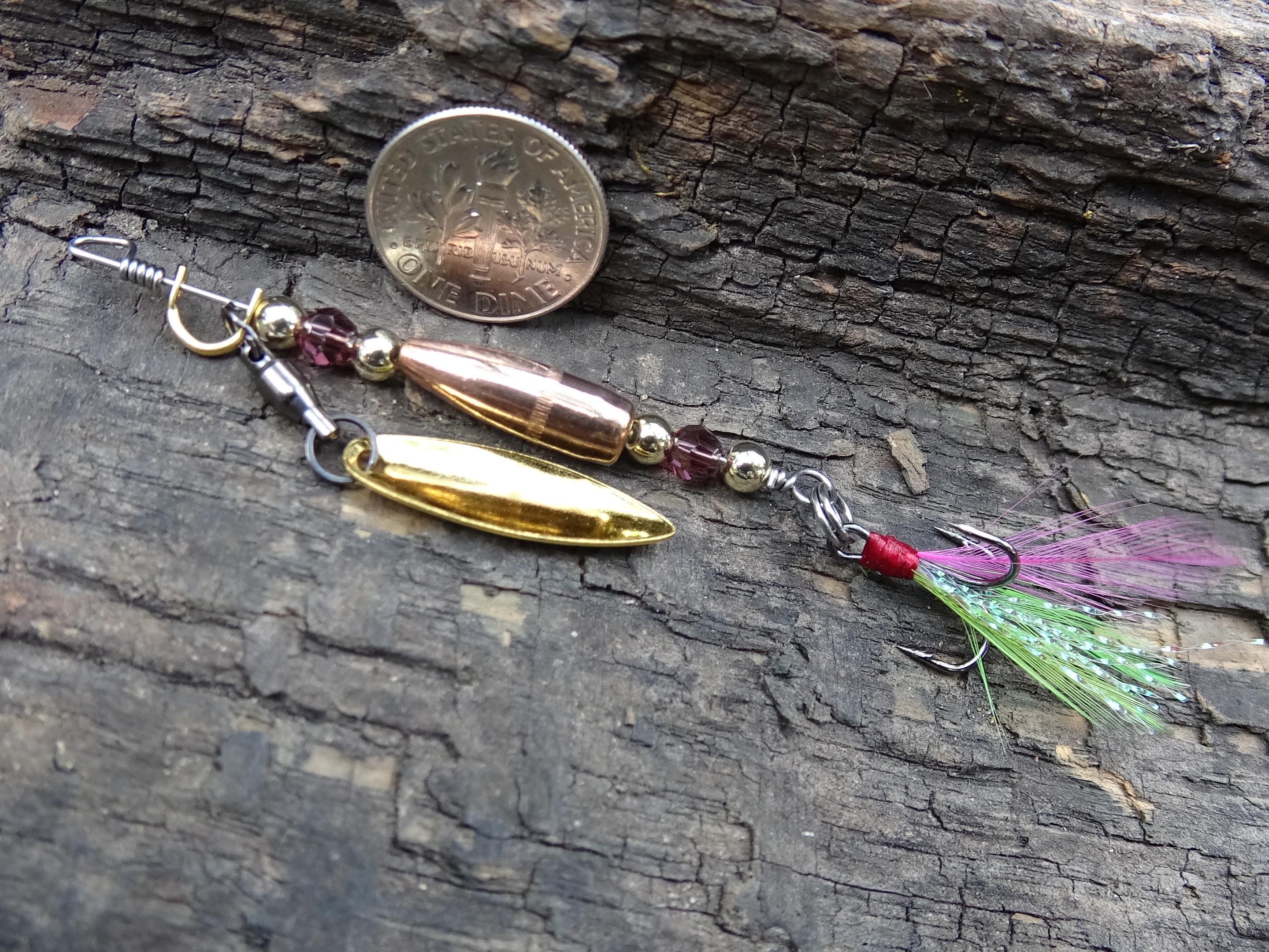 James Henry Bullet Fishing amethyst crystal Lure .223 bullet 14k gold filled bead (etsy image id: 7067806049)