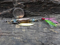 James Henry Bullet Fishing Aquamarine crystal Lure .223 bullet 14k gold filled bead (etsy image id: 7067833687)