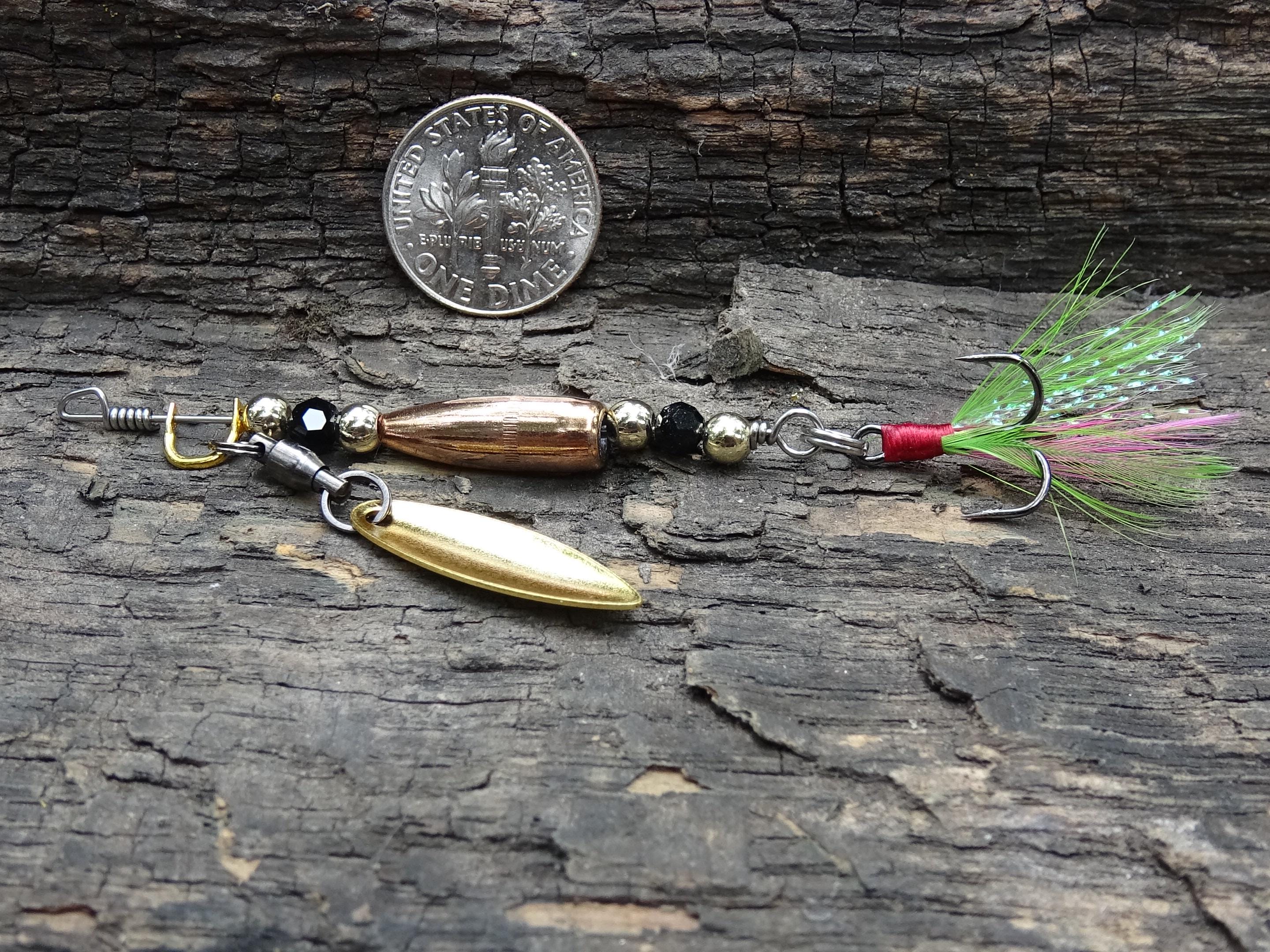 James Henry Bullet Fishing onyx crystal Lure .223 bullet 14k gold filled bead (etsy image id: 7067863559)