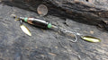 James Henry 45 ACP bullet fishing lure jade bead 14k filled bead .925 filled bead (etsy image id: 7067953789)