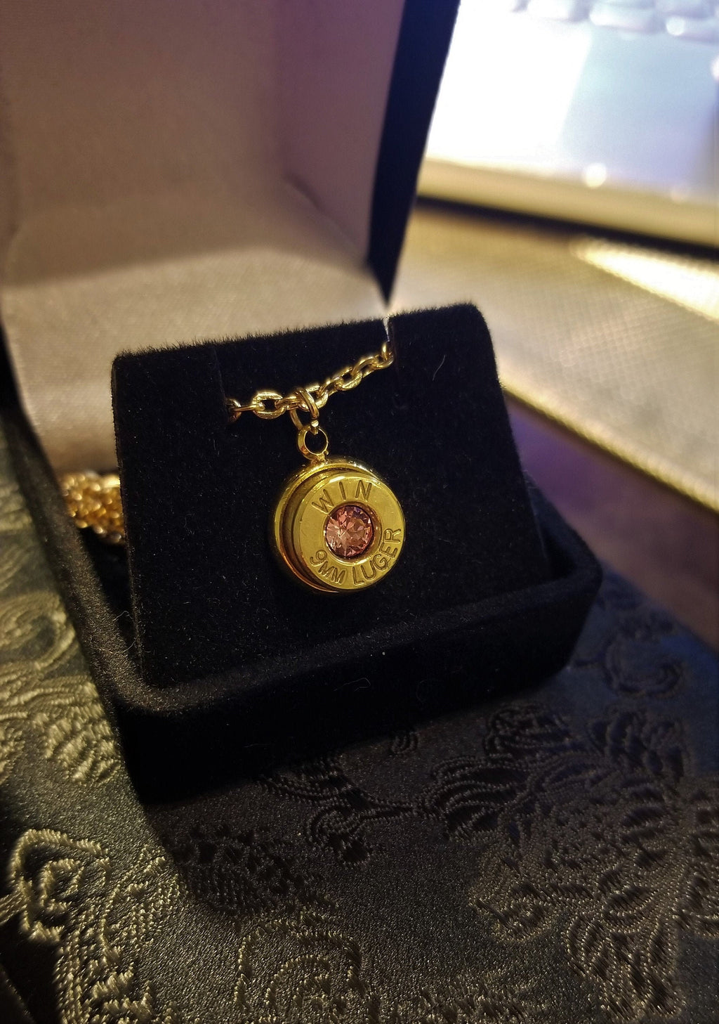9mm Bullet Jewelry Necklace Pendant __etsy:1964204877