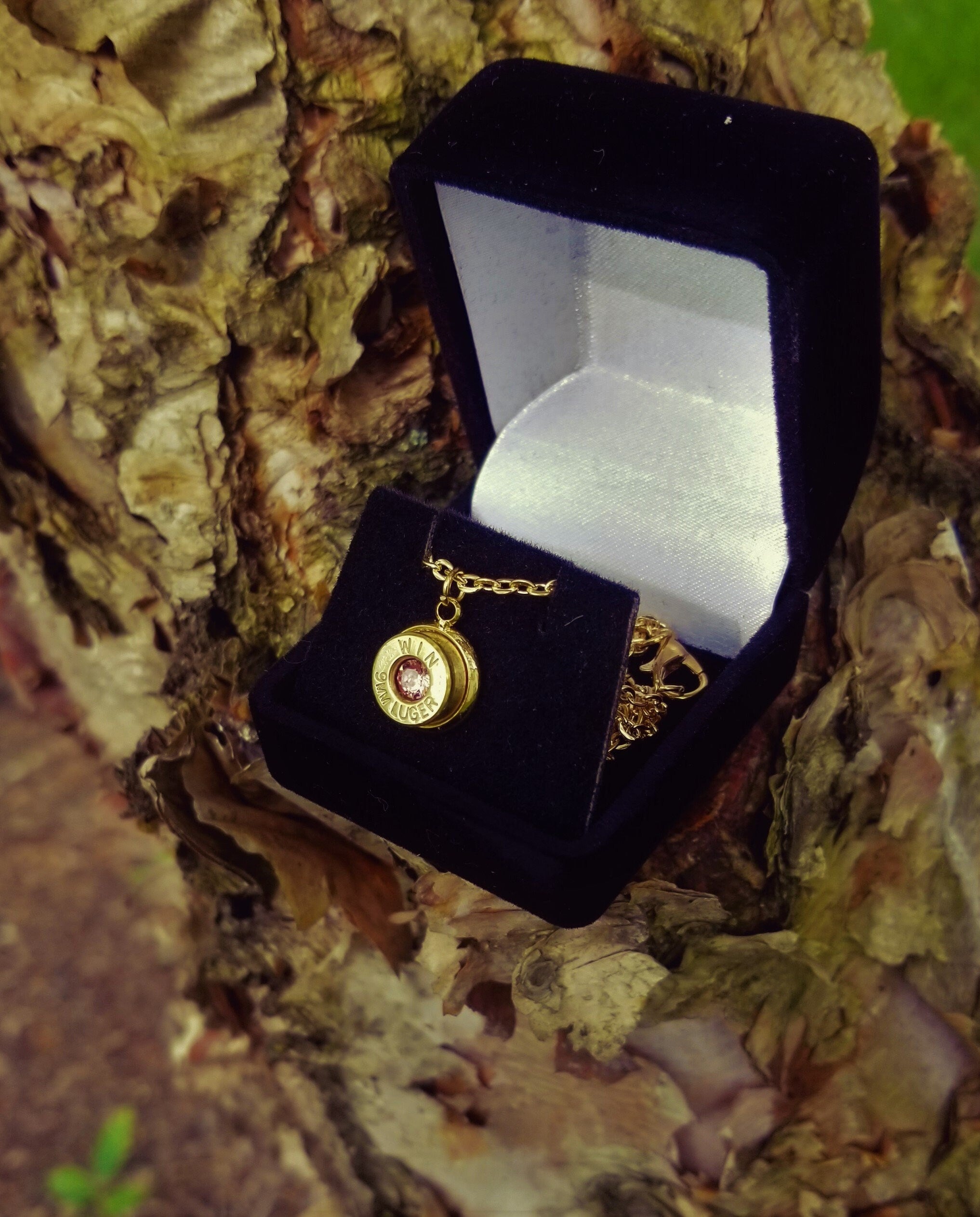 9mm Bullet Jewelry Necklace Pendant __etsy:1964203915