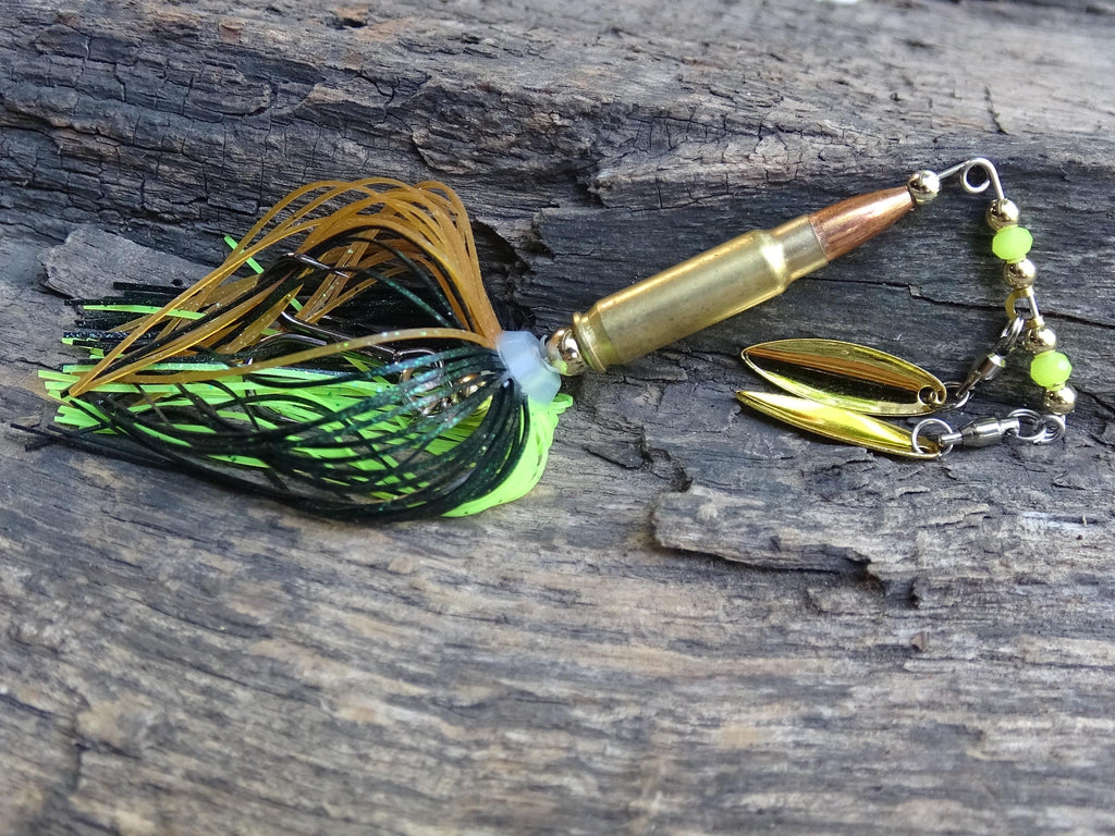 5.7 x 28 bullet bass fishing lure Missouri craw __etsy:8121208563