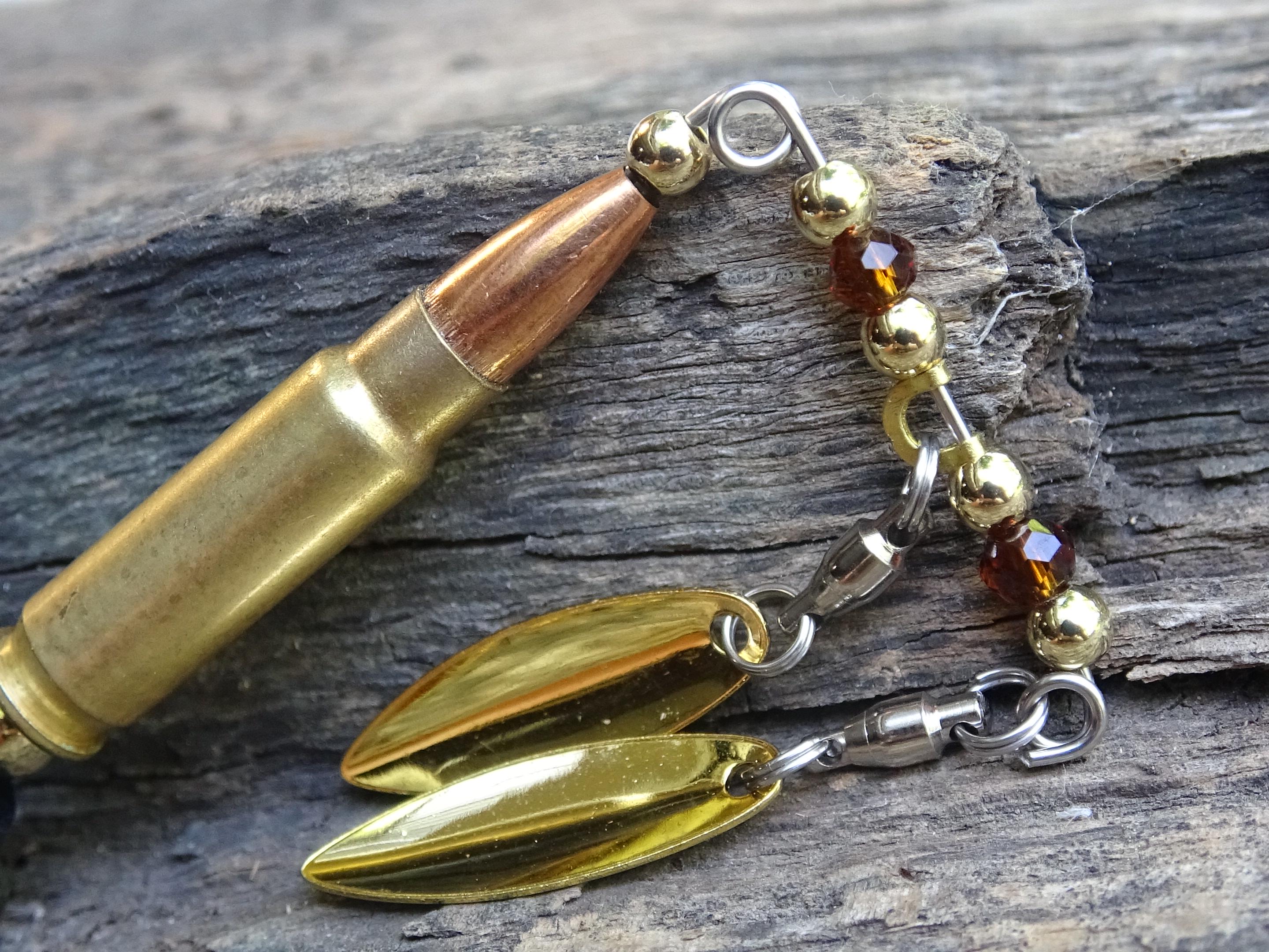 5.7 x 28 bullet bass fishing lure green pumpkin __etsy:8121175223